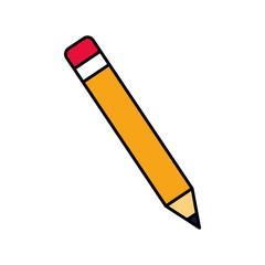 pencil to write on white background