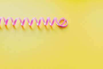 Serpentine for Christmas tree on the background