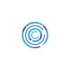 circle line  logo template