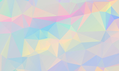 Obraz premium Low poly grid holographic triangles background