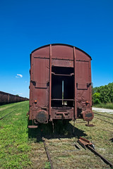 Fototapeta na wymiar Old railway wagon
