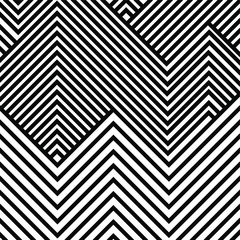 Black and white chevron background