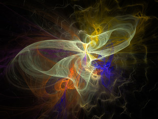 surreal futuristic digital 3d design art abstract background fractal illustration for meditation and decoration wallpaper