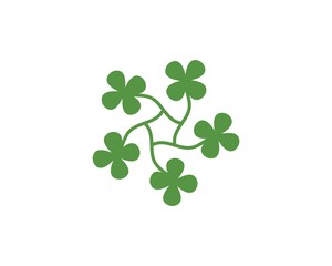 clover leaf vector icon illustration design