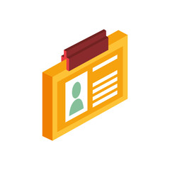 id document access isolated icon