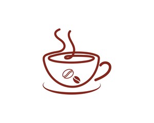 Coffee cup Logo Template vector icon