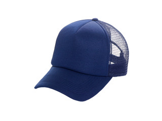 baseball cap blue isolated on white background