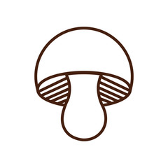 fungus autumn nature isolated icon