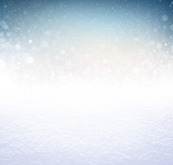 Naklejka premium Winter snow background