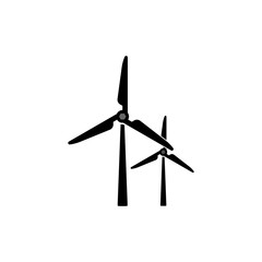 turbine icon  trendy flat design