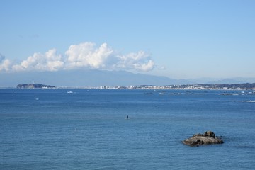 Famous Attractions in Japan / Hayama Coast, Enoshima and Mt. Fuji