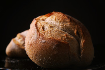  fresh sourdough bread, homemade, healthy, rustic, old recipe, ciriola romano D