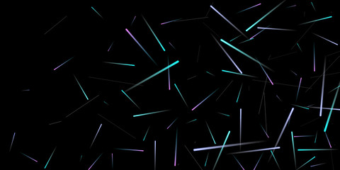 Fast Effect. Motion Neon Light Movement static