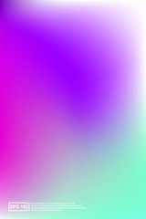 Iridescent, Blurred Gradient Mesh. 