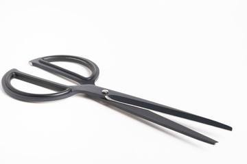 A Pair Of Black Retro Style Scissors