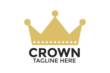Fototapeta premium Crown Logo Vector, Creative Crown Abstract Logo Design Vector Template