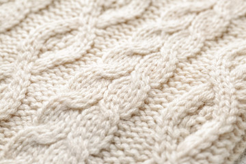Texture of knitted fabric as background
