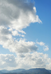 Obraz premium 山 空 雲 素材