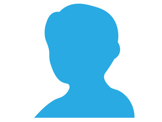 男性頭部シルエット