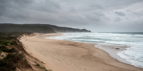 Abstract images of the mighty pacific ocean crashing ashore along the great ocean road