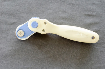 Rotary Paper Cutter At An Angle