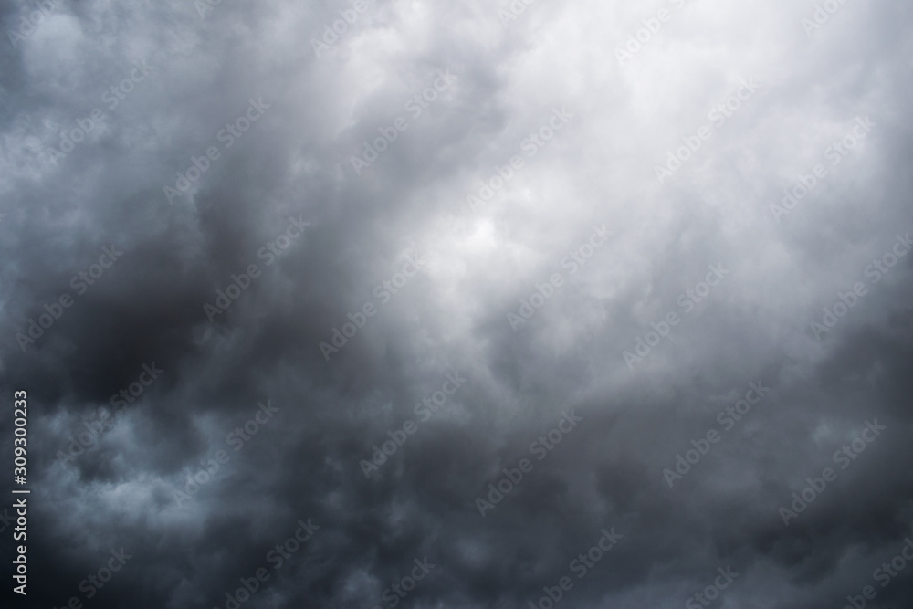 Wall mural skyscape of clouds on the sky in the rainday