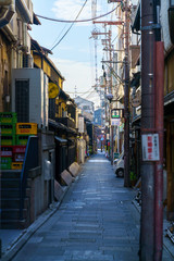 Fototapeta na wymiar 京都の裏通り