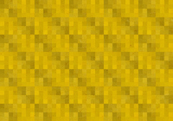 背景：市松模様 幾何学模様 幾何学 金箔 屏風 金 ゴールド テクスチャー モザイク ブロック