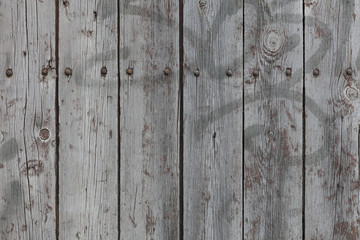 Detail of old wood doorway and nails, Provence, Cádiz Spain