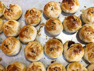 Chinese Pastry characteristic rose moon cake