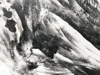 Abstract chaos painting design wallpaper