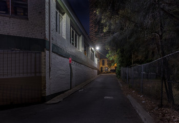 bck street at night