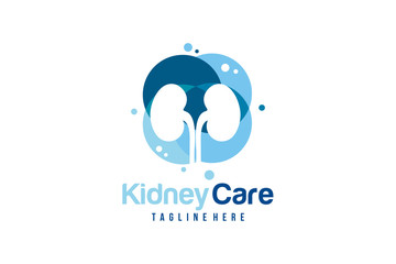 kidney care logo icon vector isolated