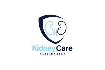 kidney care logo icon vector isolated