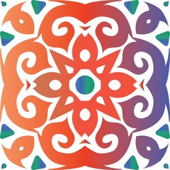 Traditional ornate mexican talavera.