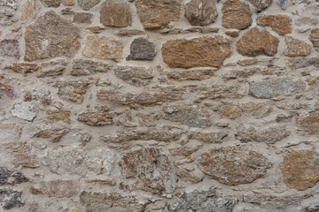 Old castle stone wall texture background
