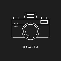  Camera line icon