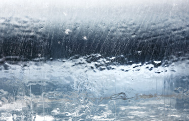 Ice background. The frozen texture of the water