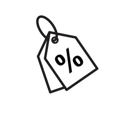 Price Tag Icon Vector Simple Design