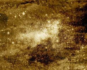 Universe filled with stars, nebula and galaxy