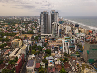 Aerial view of Colombo cityscape the capital cities of Sri Lanka. Colombo is the commercial capital...