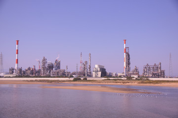 Fototapeta premium Factory area in Japan