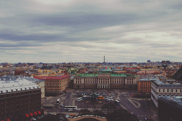 Fototapeta na wymiar Saint Petersburg. View from above