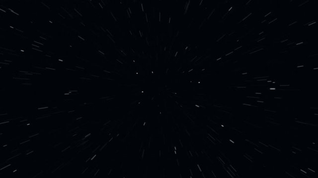 Realistic Star planet zoom in motion effect, outa space animation. 