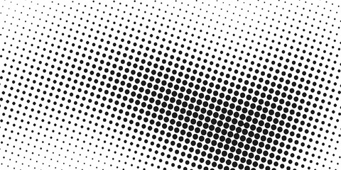 Vector halftone dots background, fading dot effect