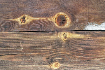 Old Board with knots, background and structure