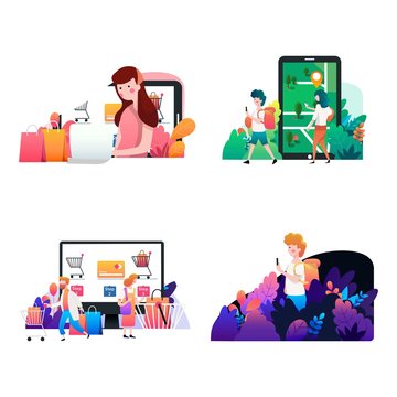 Vector illustration, fill in the calendar table, mark important dates and tasks, team thinking and brainstorming, analytics of information about the company - vector