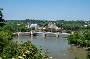 Zanesville Ohio Y Bridge