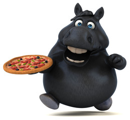 Fun horse - 3D Illustration