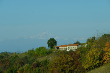 typical landscapes of the Piedmontese Langhe